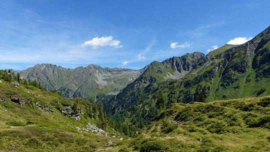 Ausblick von der Keinprechthütte in Obertal